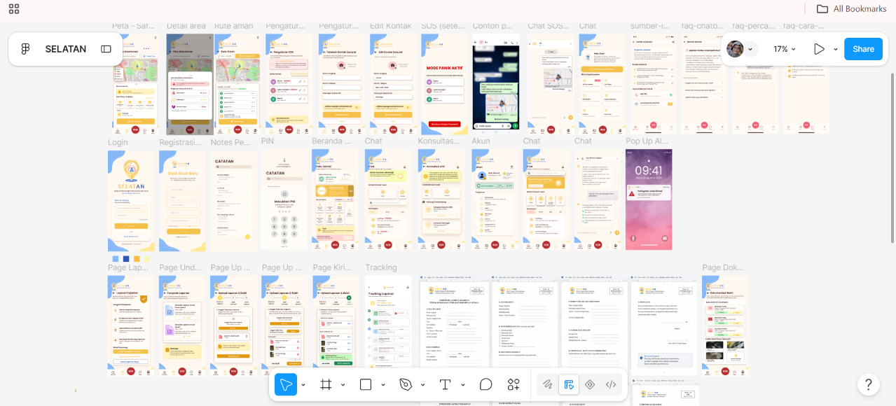 Preview desain platform literasi digital